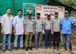 पशुपालन विभाग और ब्रुक इंडिया की संयुक्त टीम द्वारा गौरीकुंड मे घोड़े खच्चरों का इलाज किया जा रहा है।